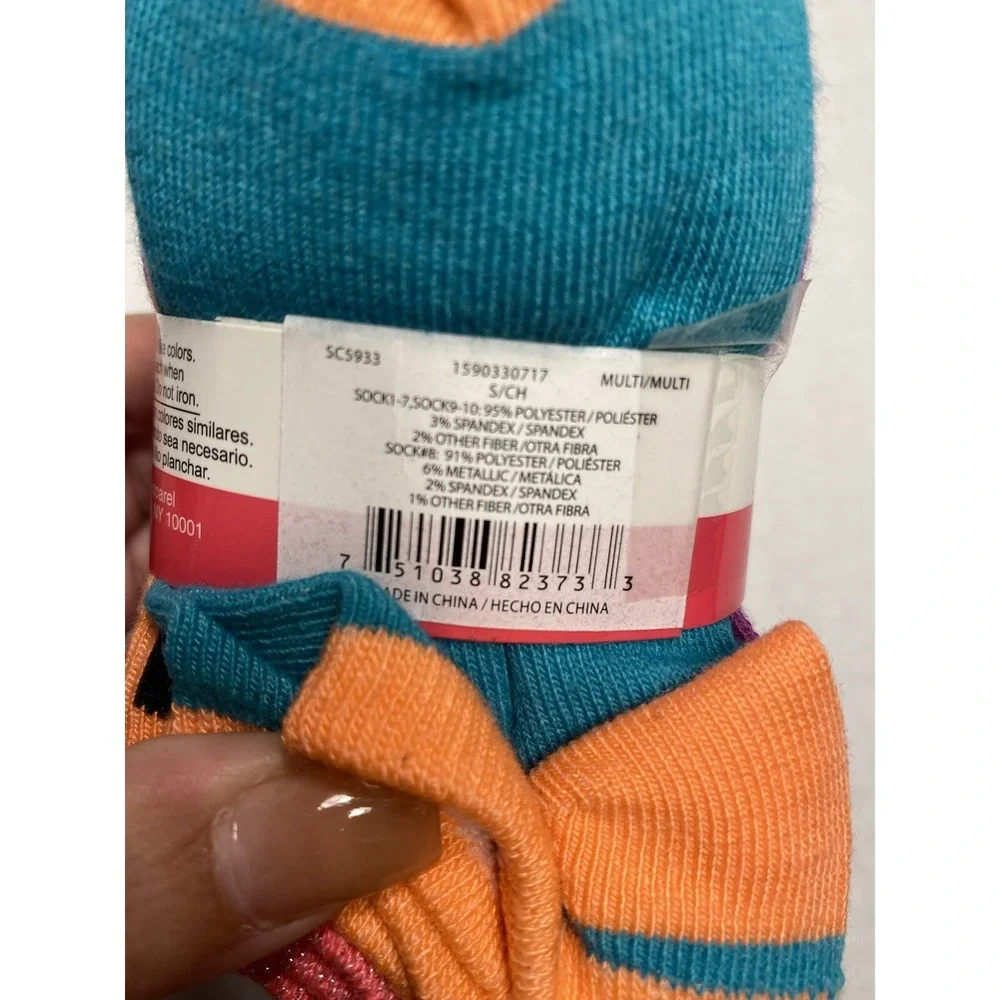girls no show ankle socks 10 pairs size small shoe 4 -‎ 7.5